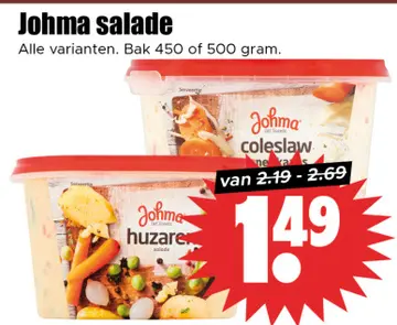 Aanbieding: Johma salade