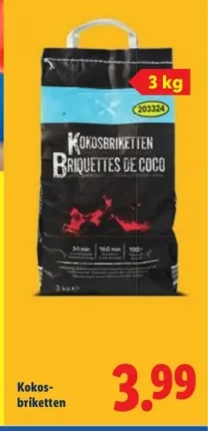Aanbieding: Kokosbriketten
