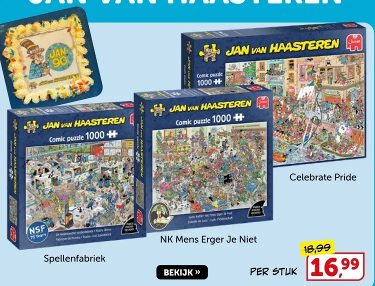 Aanbieding: Jan van Haasteren Comic puzzle