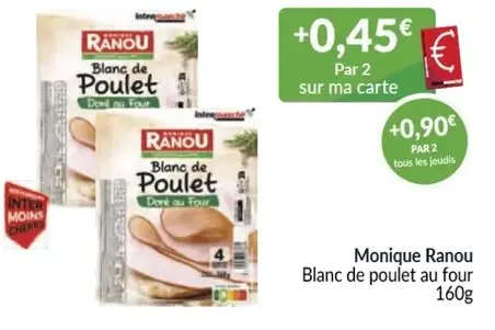 Offre: Blanc de poulet au four