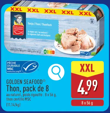 Offre: Thon, pack de 8