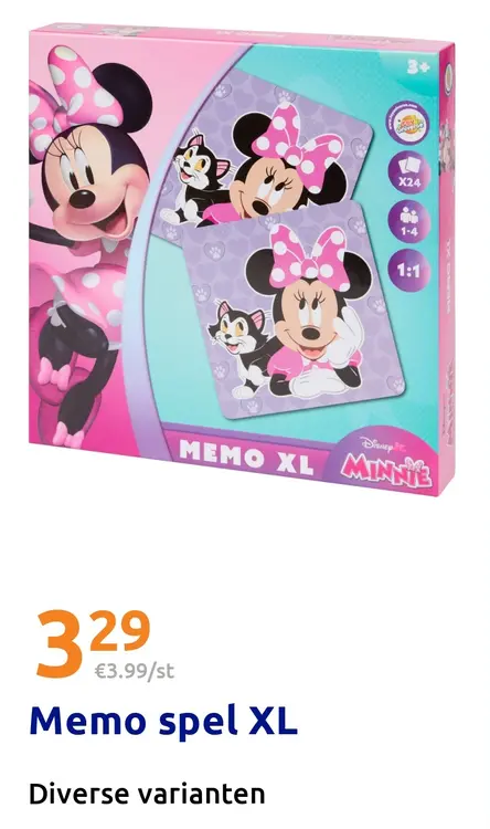Aanbieding: Memo spel XL