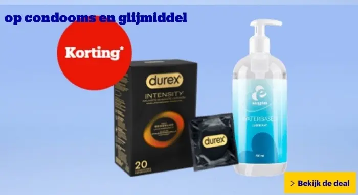 Aanbieding: condooms en glijmiddel