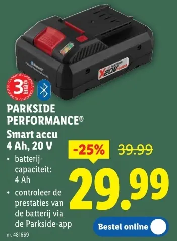 Promotie: Smart accu