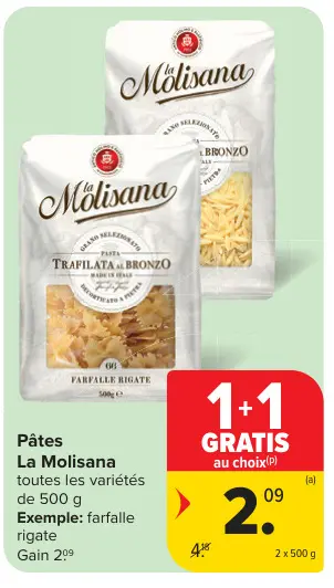 Offre: Pâtes