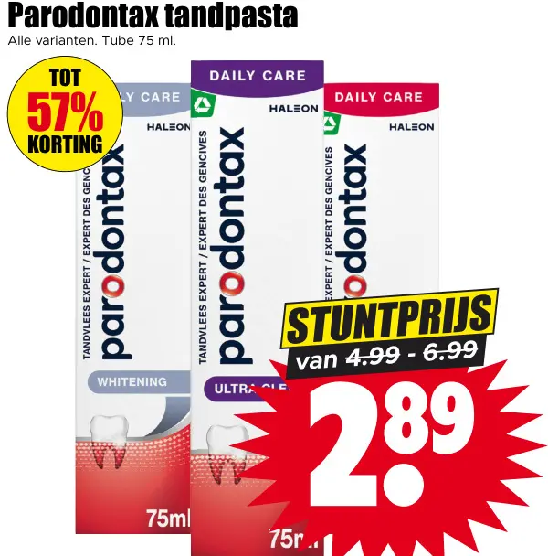 Aanbieding: Parodontax tandpasta