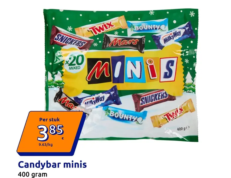 Aanbieding: Candybar minis