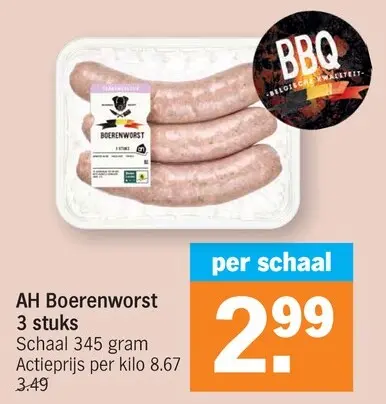 Promotie: Boerenworst