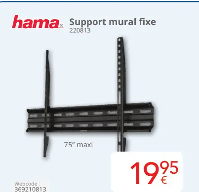 Offre: Support mural fixe