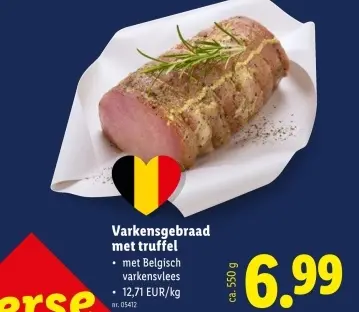 Promotie: Varkensgebraad met truffel