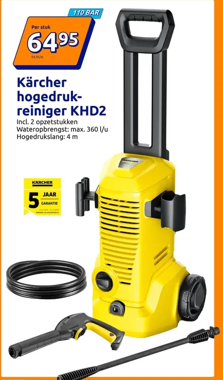 Aanbieding: Hogedruk-reiniger KHD2