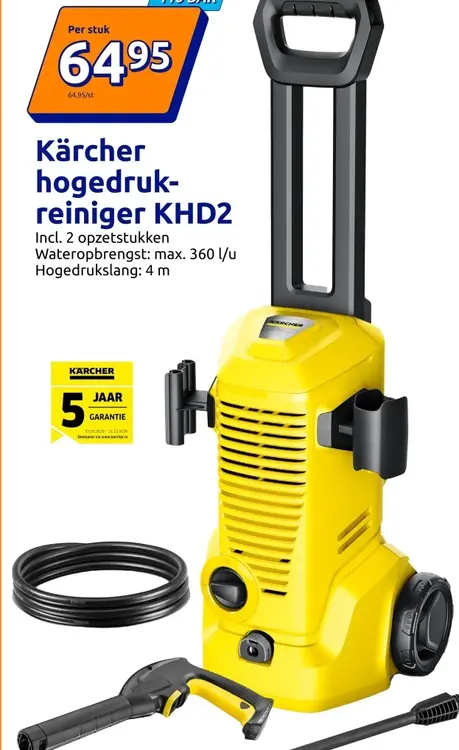 Aanbieding: hogedruk-reiniger KHD2