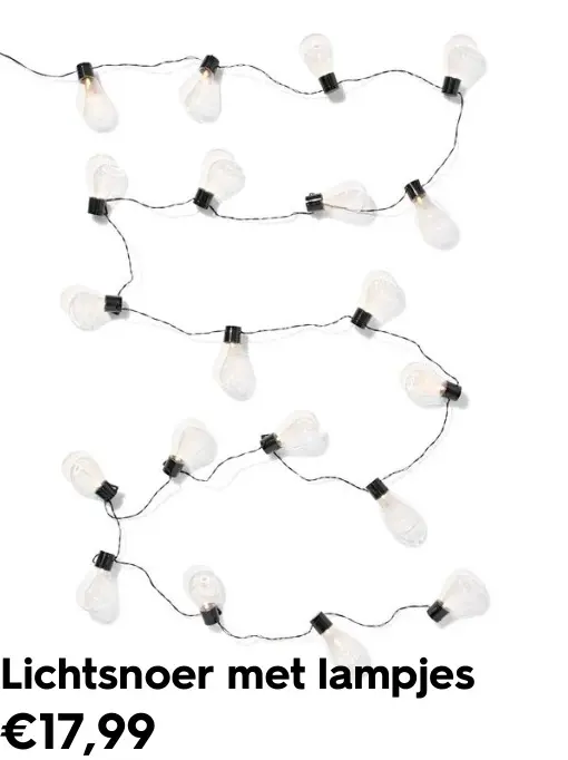 Promotie: Lichtsnoer met lampjes