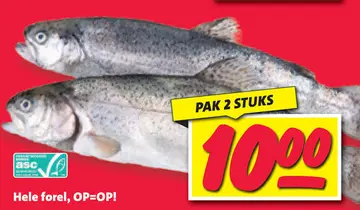 Aanbieding: Hele forel