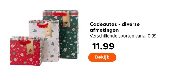 Aanbieding: Cadeautas