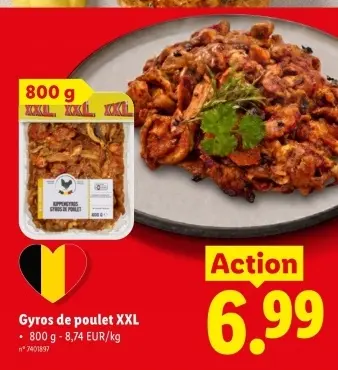 Offre: Gyros de poulet XXL