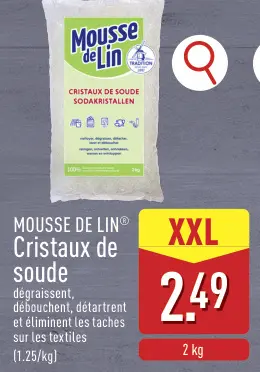 Offre: Cristaux de soude