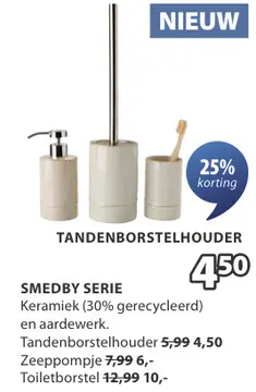 Aanbieding: TANDENBORSTELHOUDER