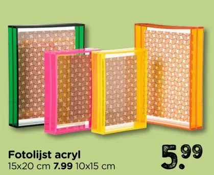 Aanbieding: Fotolijst acryl