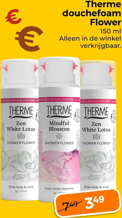 Aanbieding: Douchefoam Flower