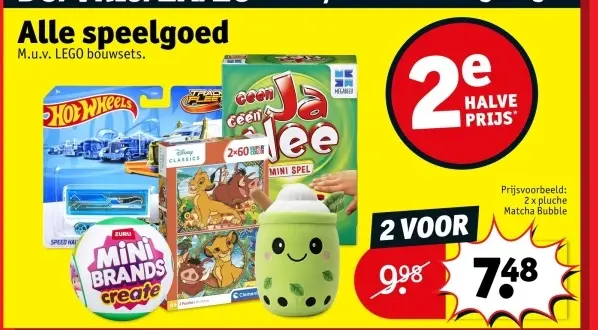 Promotie: Alle speelgoed