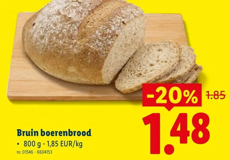 Promotie: Bruin boerenbrood