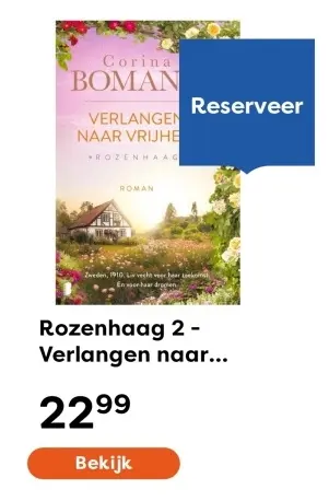 Aanbieding: Boek - Rozenhaag 2 - Verlangen naar vrijheid