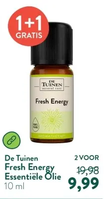 Aanbieding: Fresh Energy Essentiële Olie