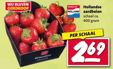 Aanbieding: Hollandse aardbeien