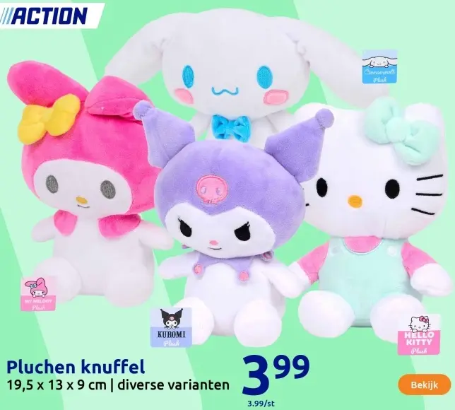 Aanbieding: Pluchen knuffel