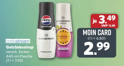 Aanbieding: Getränkesirup