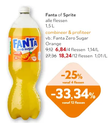 Promotie: Fanta of Sprite