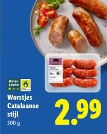 Aanbieding: Worstjes Catalaanse stijl