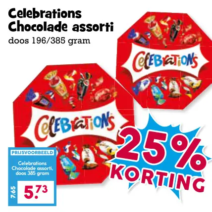 Aanbieding: Celebrations Chocolade assorti