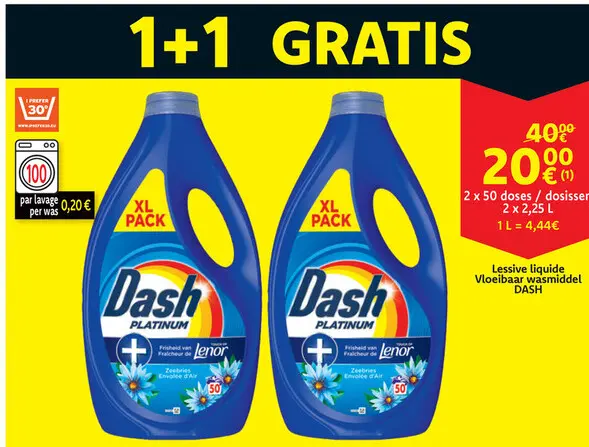 Offre: Lessive liquide