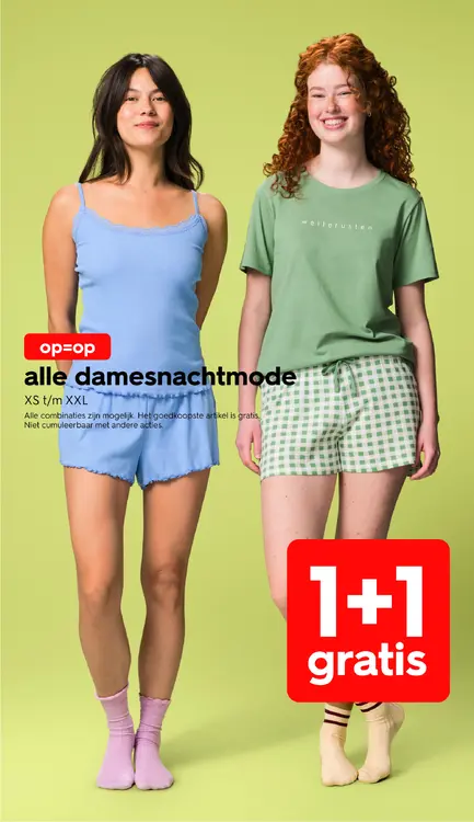 Promotie: Alle damesnachtmode