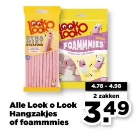 Aanbieding: Alle Look o Look Hangzakjes of foammmies
