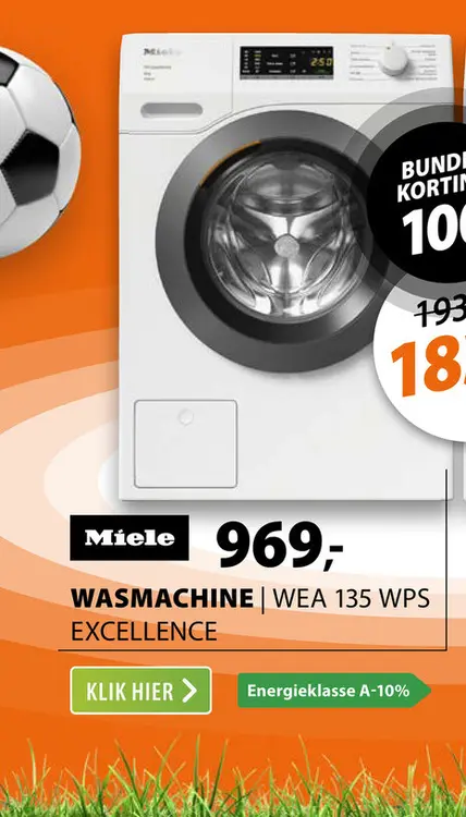Aanbieding: Miele WEA 135 WPS Excellence