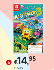 Offre: Nickelodeon KART RACERS 3 Slime Speedway