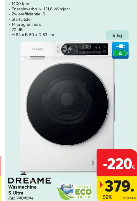Promotie: Wasmachine S Ultra