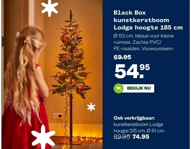 Aanbieding: kunstkerstboom Lodge