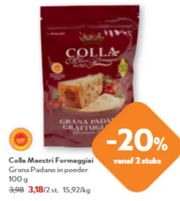 Promotie: Grana Padano in poeder