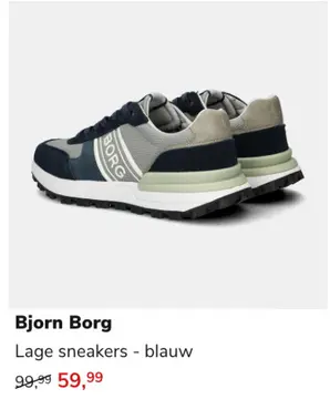 Aanbieding: Bjorn Borg Lage sneakers