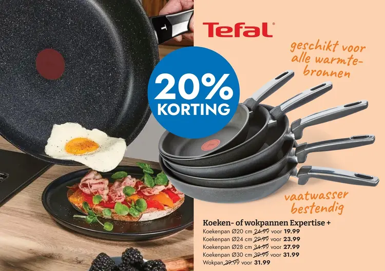 Aanbieding: Koeken- of wokpannen Expertise +