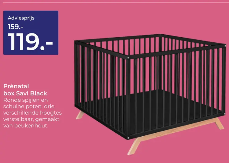 Aanbieding: Box Savi Black