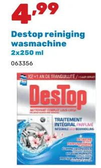 Promotie: Destop reiniging wasmachine