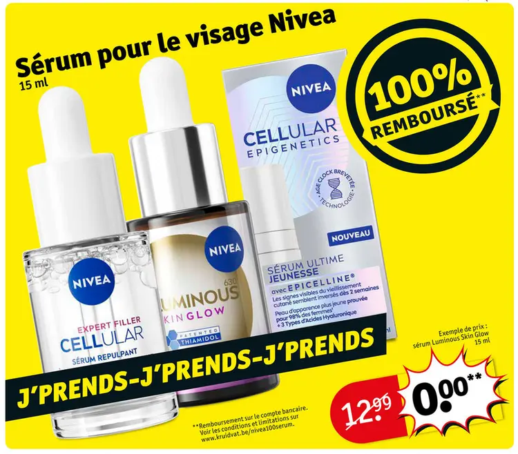 Offre: Sérum pour le visage