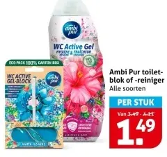 Aanbieding: Ambi Pur toiletblok of -reiniger