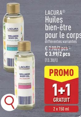 Offre: Huiles bien-être pour le corps