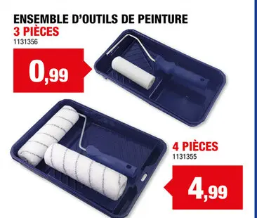 Offre: Ensemble d'outil s de peinture
